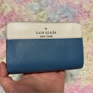 Kate Spade Staci Bifold Medium Wallet Niagara Multi Blue